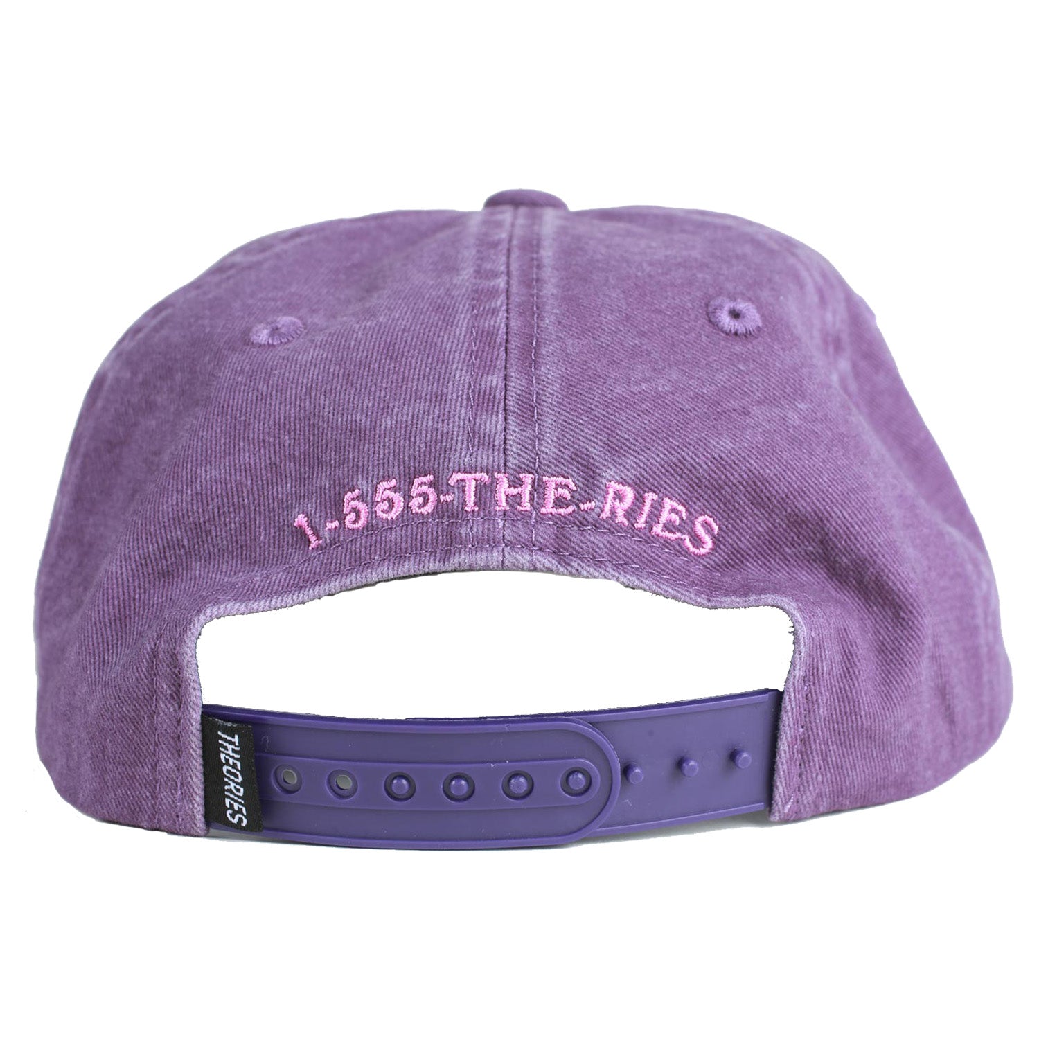 Theories Mystic Advisor Snapback Hat Washed Purple