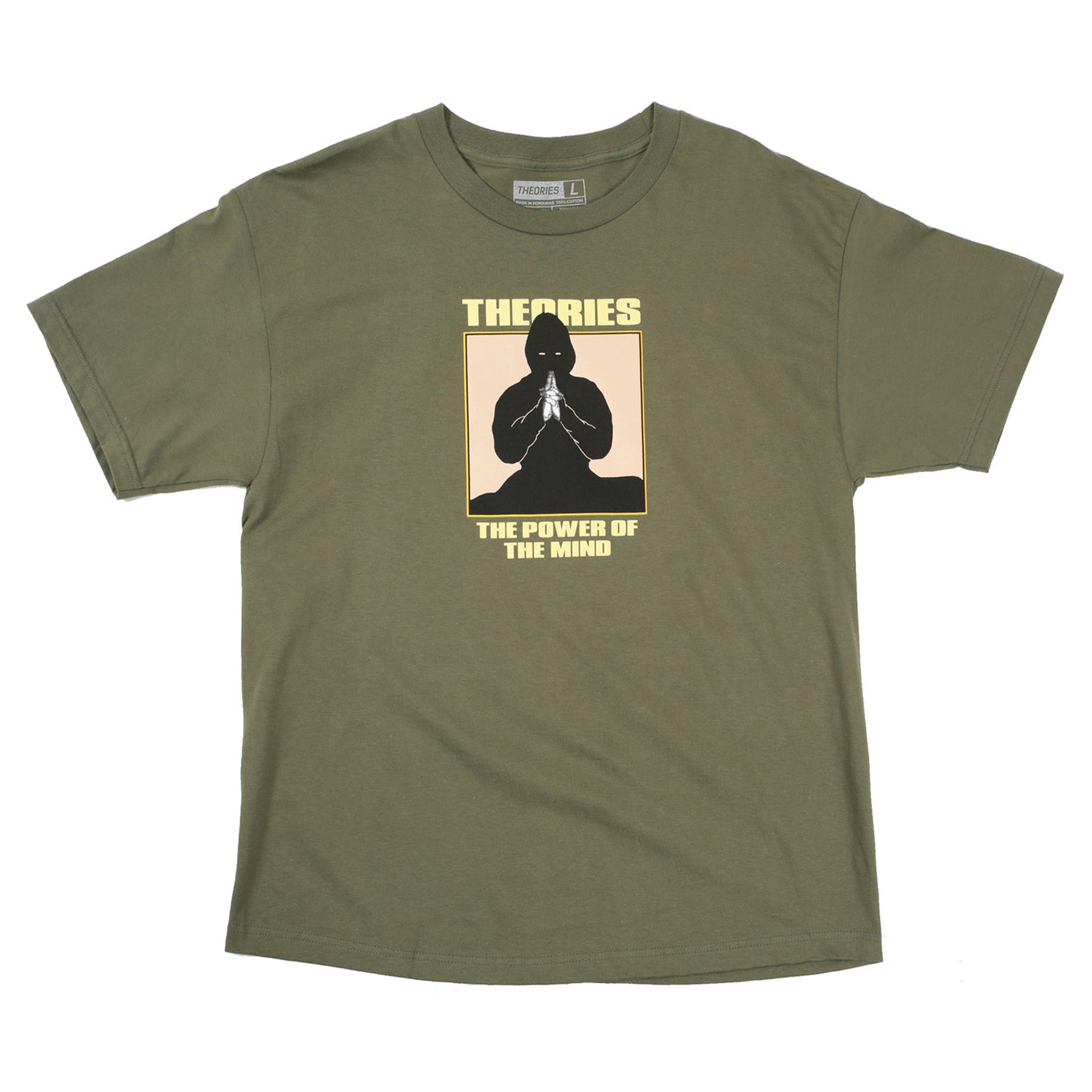 Theories Of Atlantis Power Of The Mind Tee Olive