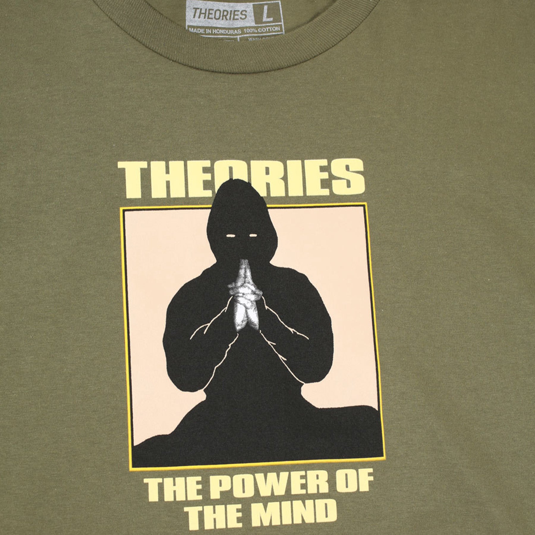 Theories Of Atlantis Power Of The Mind Tee Olive