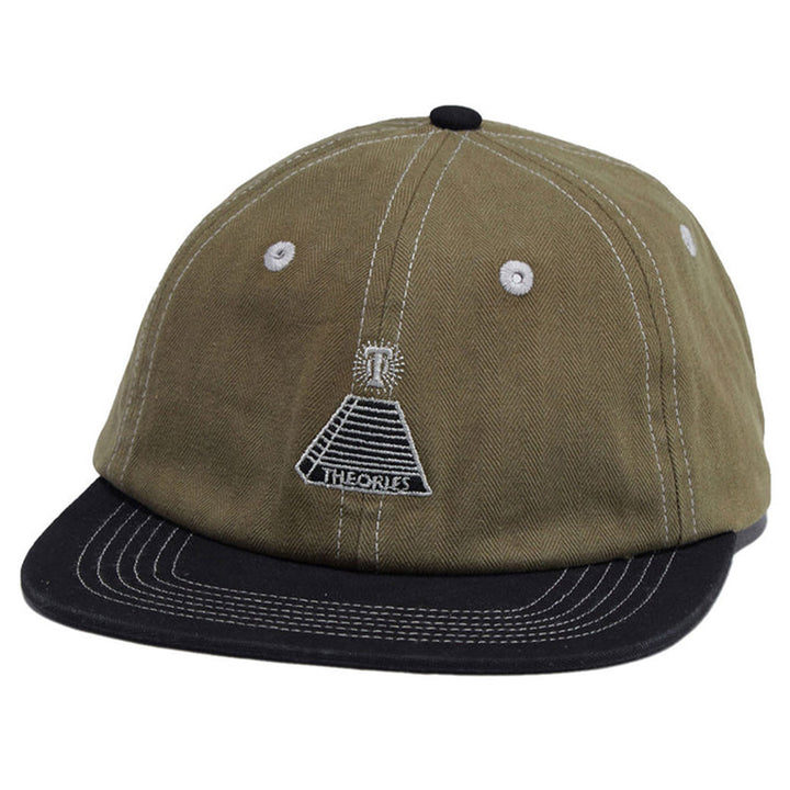 Theories Scribble Herringbone Strapback Olive/Black