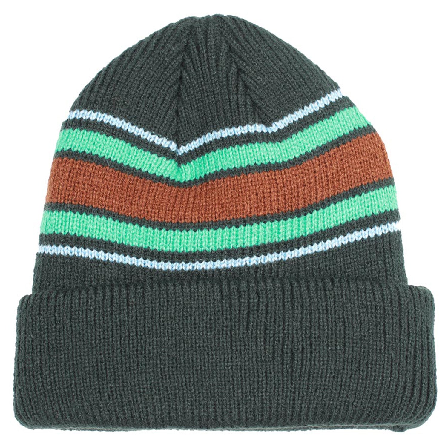 Theories Stamp Stripe Knit Beanie Palm