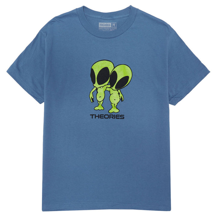 Theories Twins Tee Slate Blue