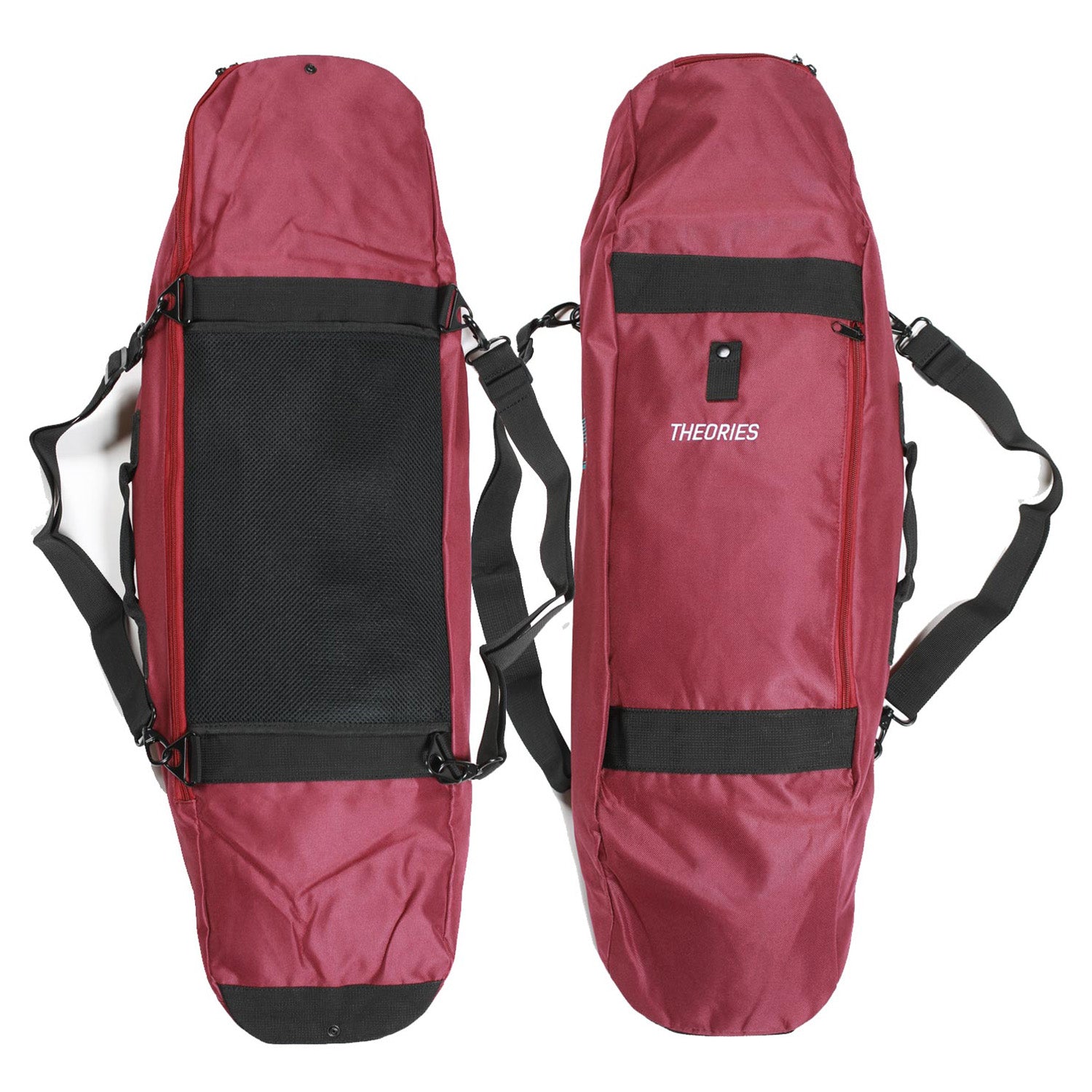 Theories x Pitbull Propaganda 3 Way Skateboard Bag Maroon