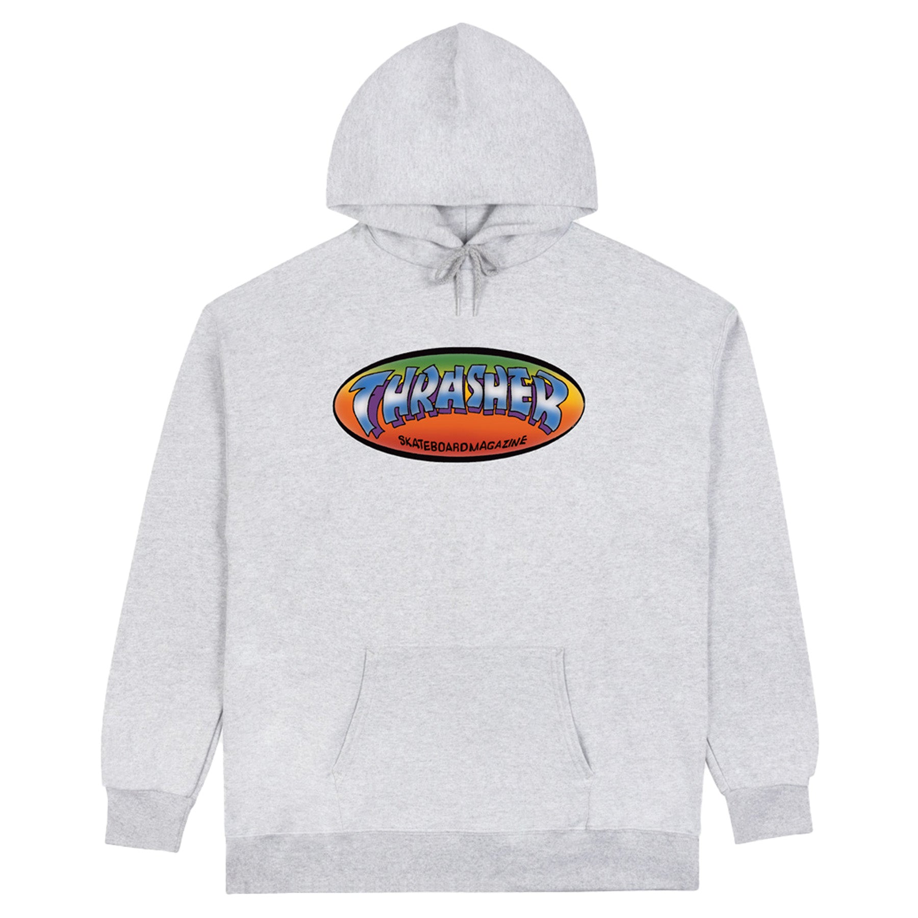 ★Thrasher Ninety-Five Mens Hoodie 関税込★ Thrasher Ninety-Five by Spanky Hoodie Ash Grey - Orchard