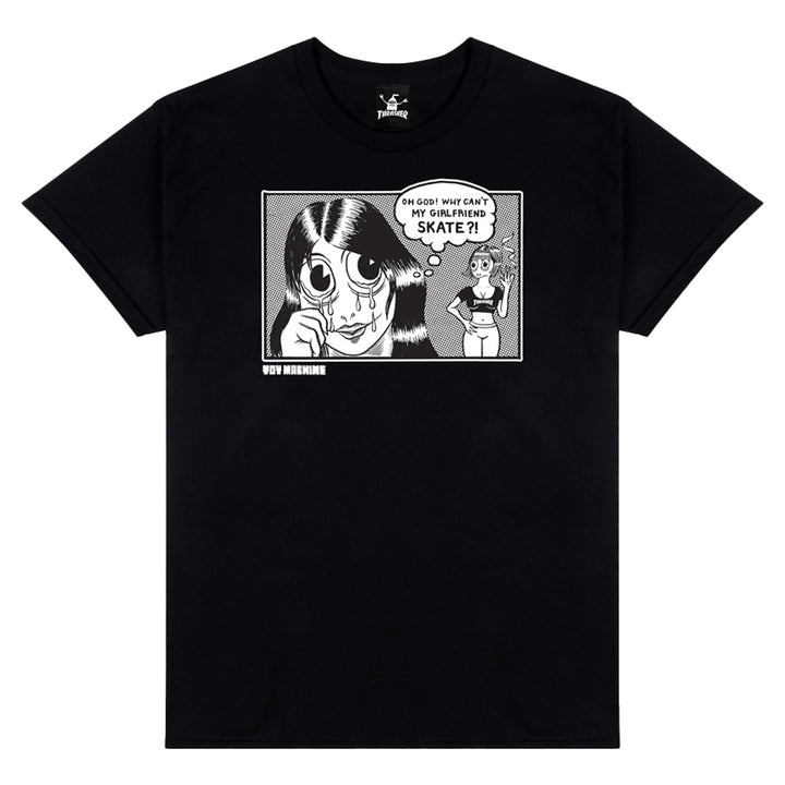 Thrasher X Toy Machine Girlfriend Tee Black