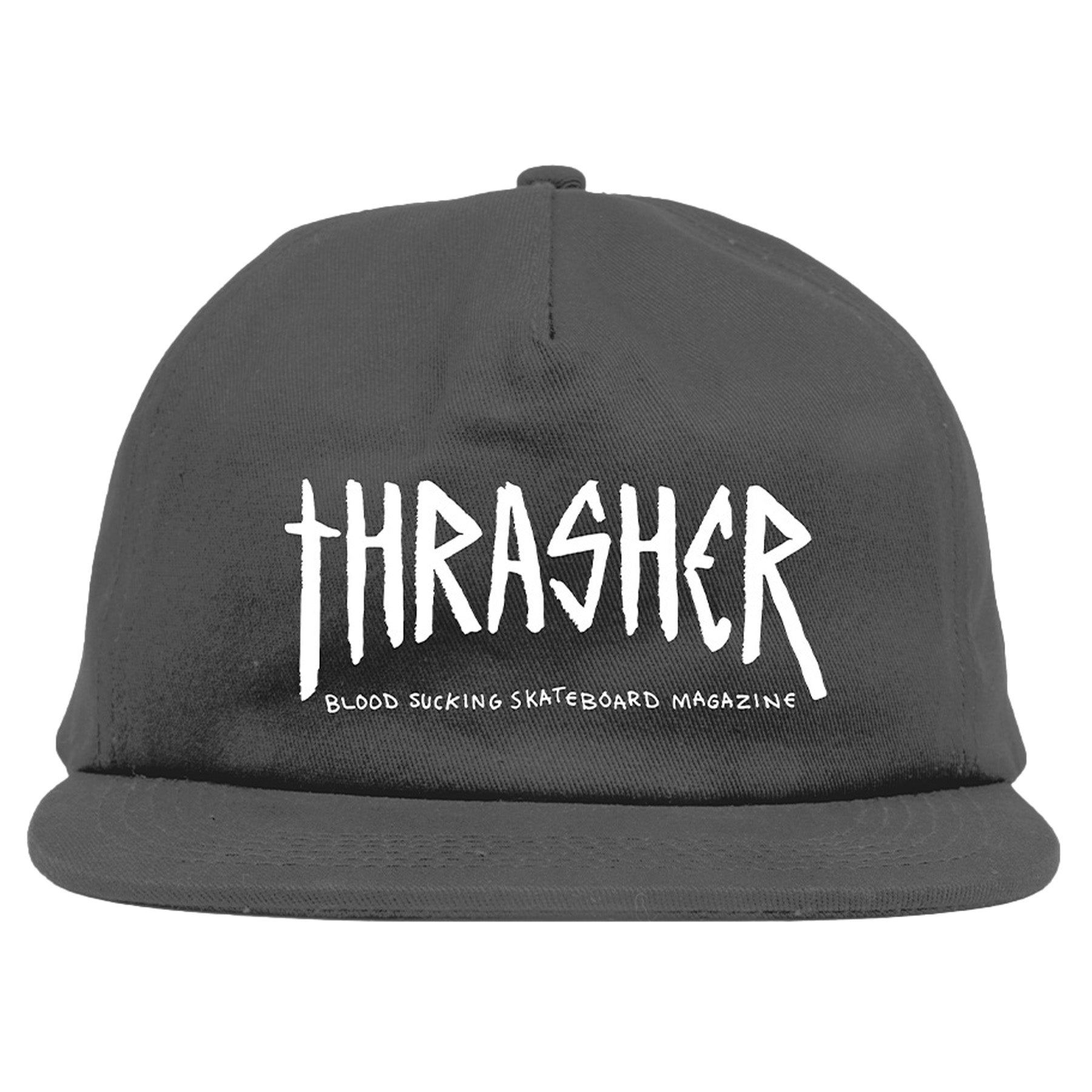 Thrasher x Toy Machine Scratch Snapback Hat Charcoal - Orchard