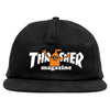 Thrasher x Toy Machine Sect Snapback Hat Black