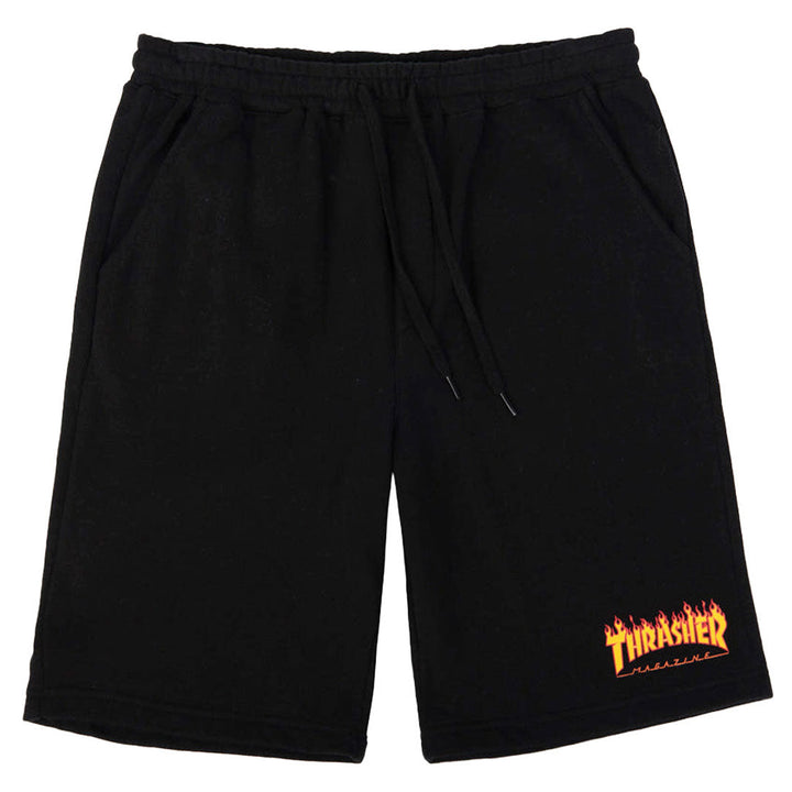 Thrasher Flame PE Shorts Black