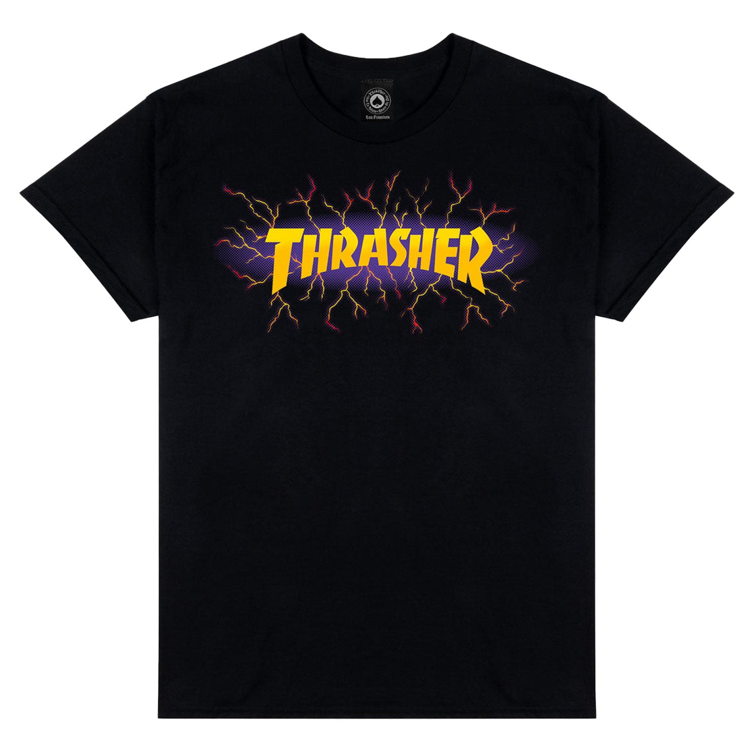 Thrasher Magazine Lightning Tee Black