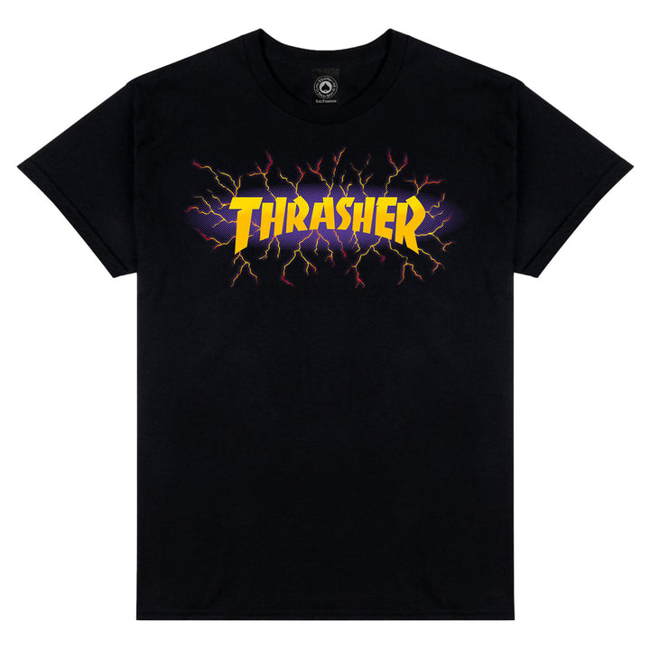 Thrasher Magazine Lightning Tee Black