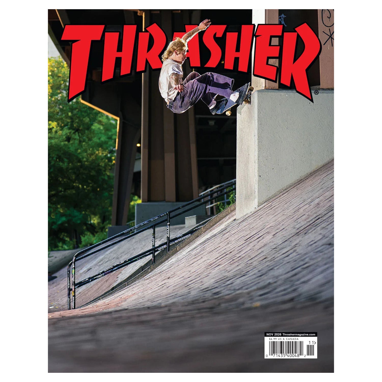 Thrasher Magazine November 2026 Issue #556 Banks Cover