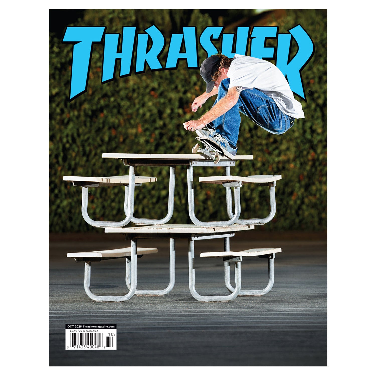 Thrasher Magazine Oct '26 Issue #555 Jake Hayes Cover