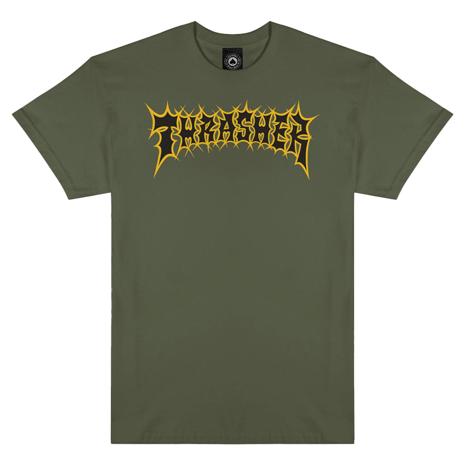 Thrasher Magazine Spikey Tee Army Green