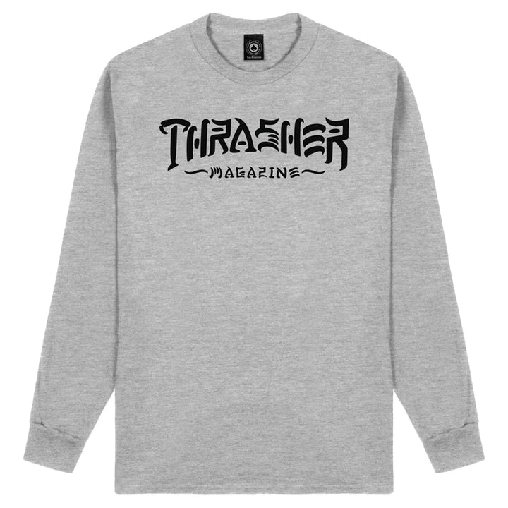 Thrasher Magazine Thrash & Destroy LS Tee Grey