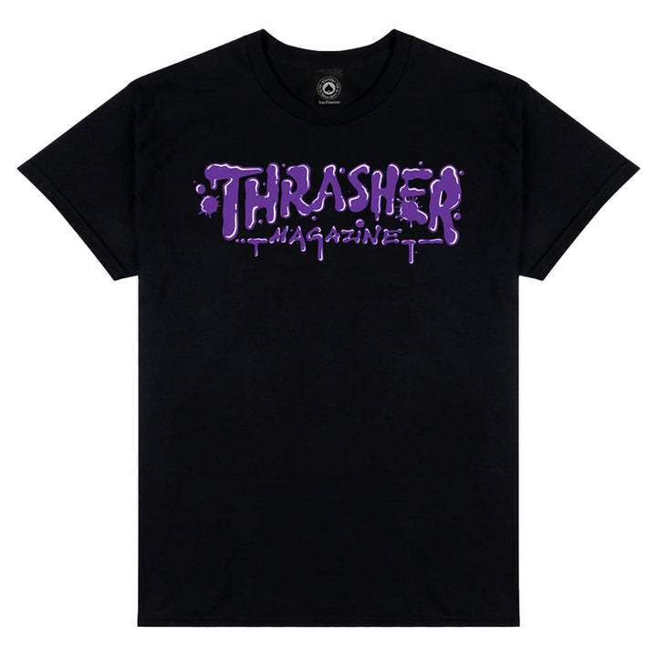 Thrasher Magazine Wet Paint Tee Black
