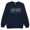Thrasher Metal Crewneck Sweatshirt Navy