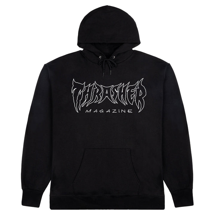 Thrasher Metal Hoodie Black