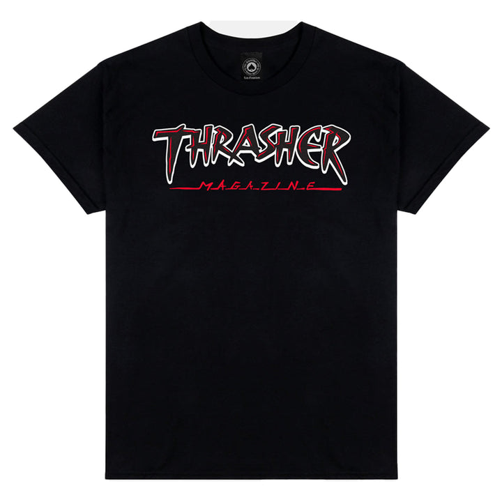 Thrasher Slash Tee Black