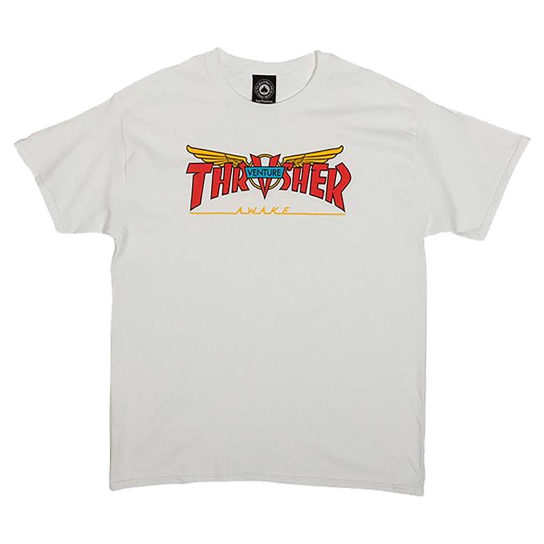 Thrasher x Venture Tee White - Orchard Skateshop