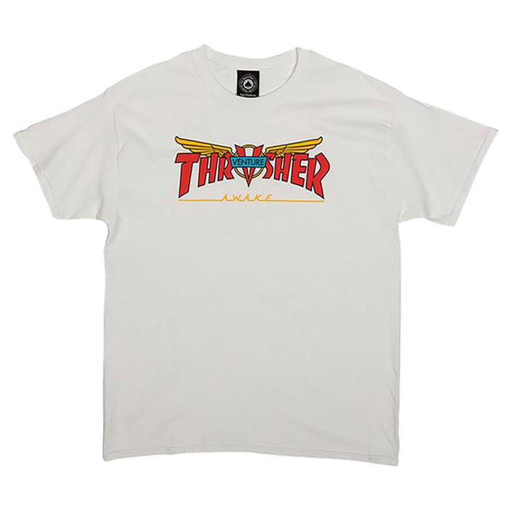Thrasher x Venture Tee White