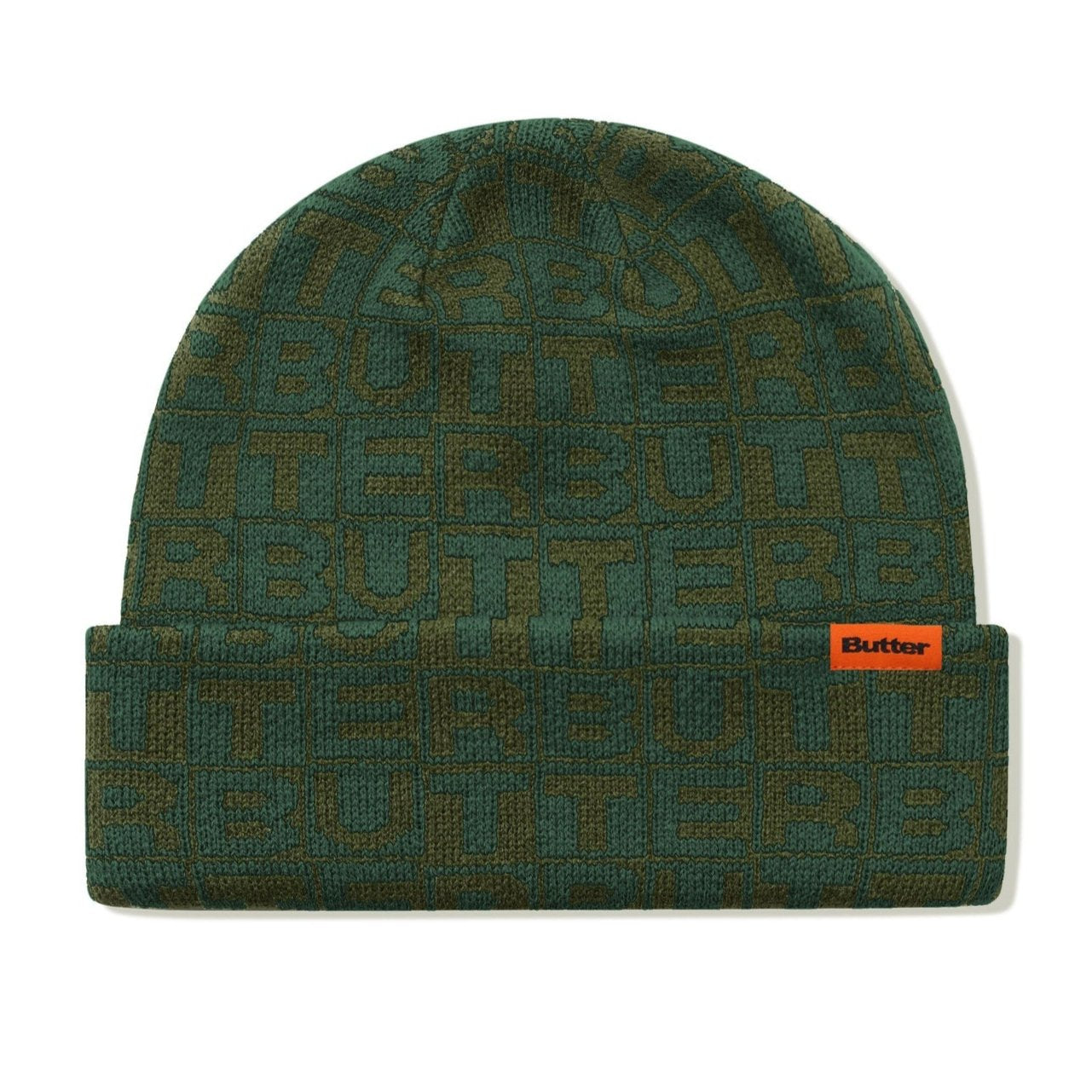 Butter Goods Tiles Cuff Beanie Green