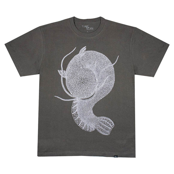 Timescan Namazu Tee Dark Grey - Orchard Skateshop