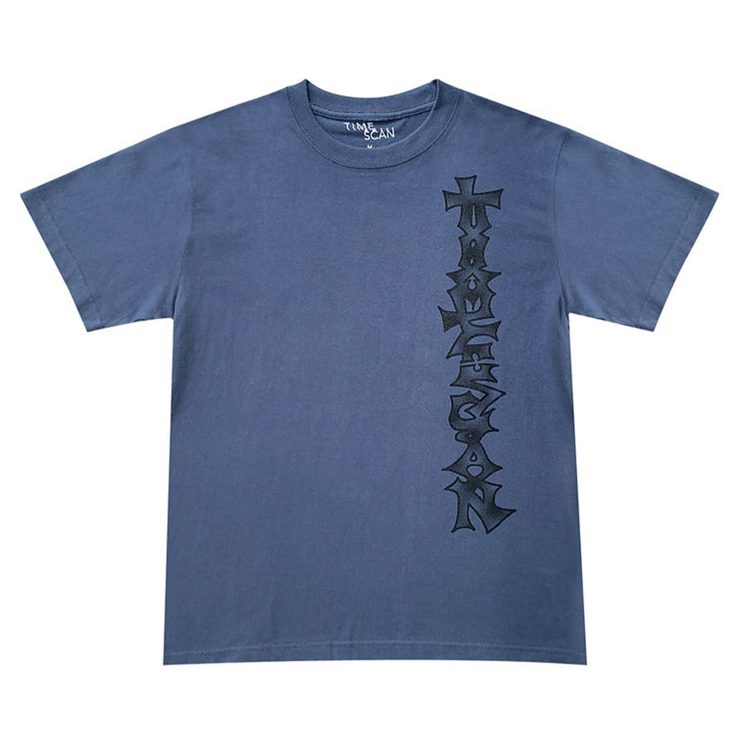 Timescan Vertical Flow Tee Stone Navy