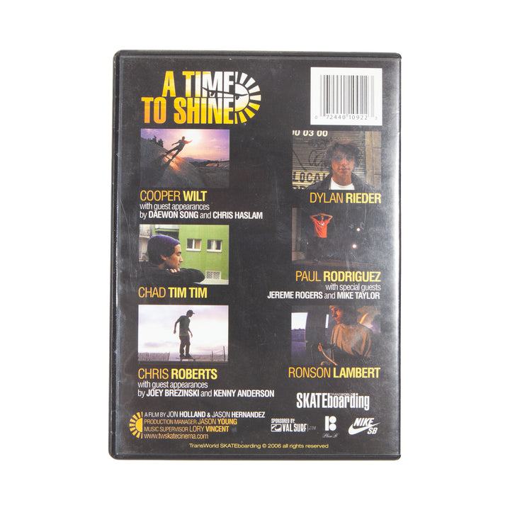 Overripe DVD Transworld A Time To Shine