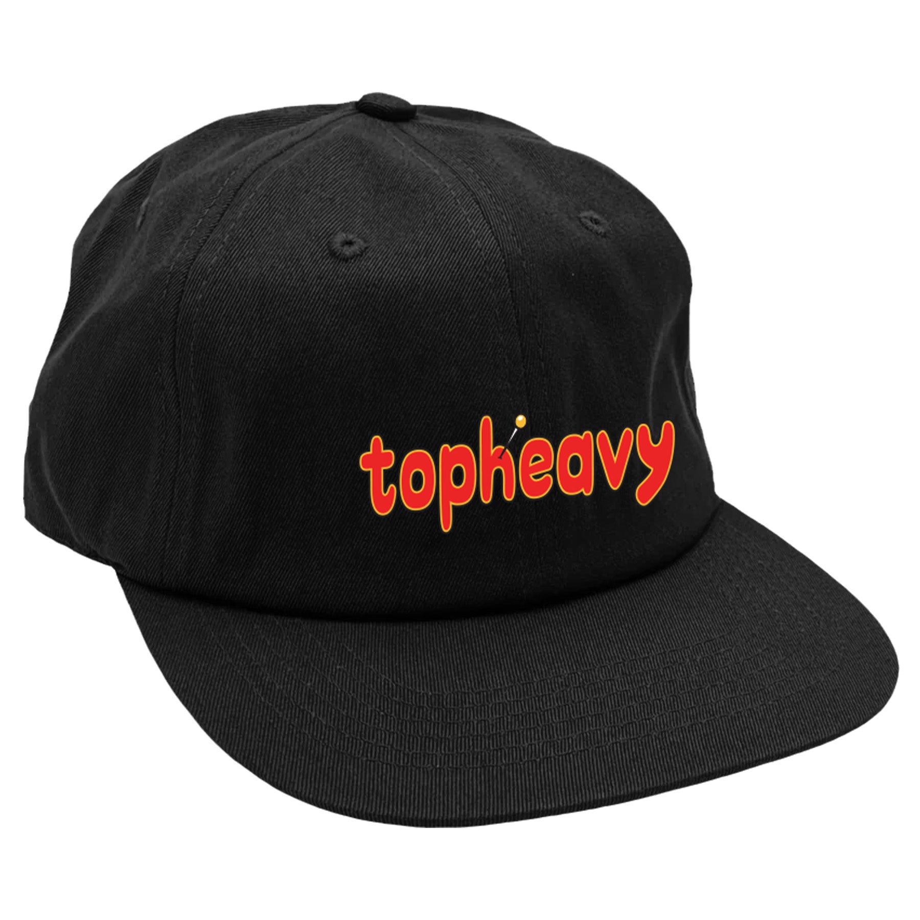 Top Heavy Pinned Hat Black