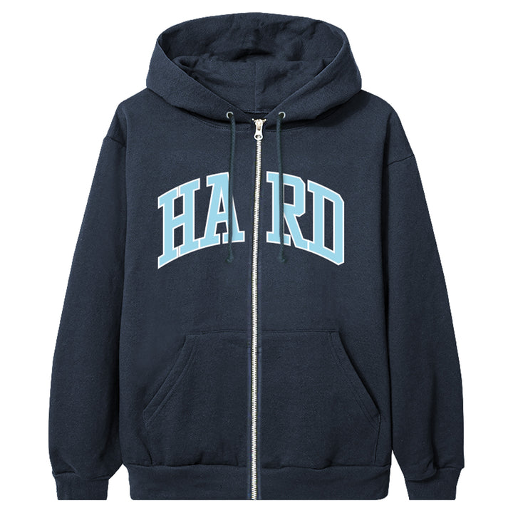 Top Heavy Hard Zip Hoodie Navy