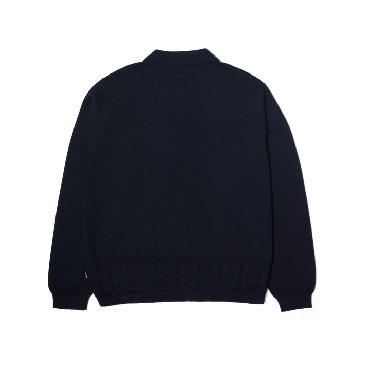 Huf Towner LS Knit Top Navy