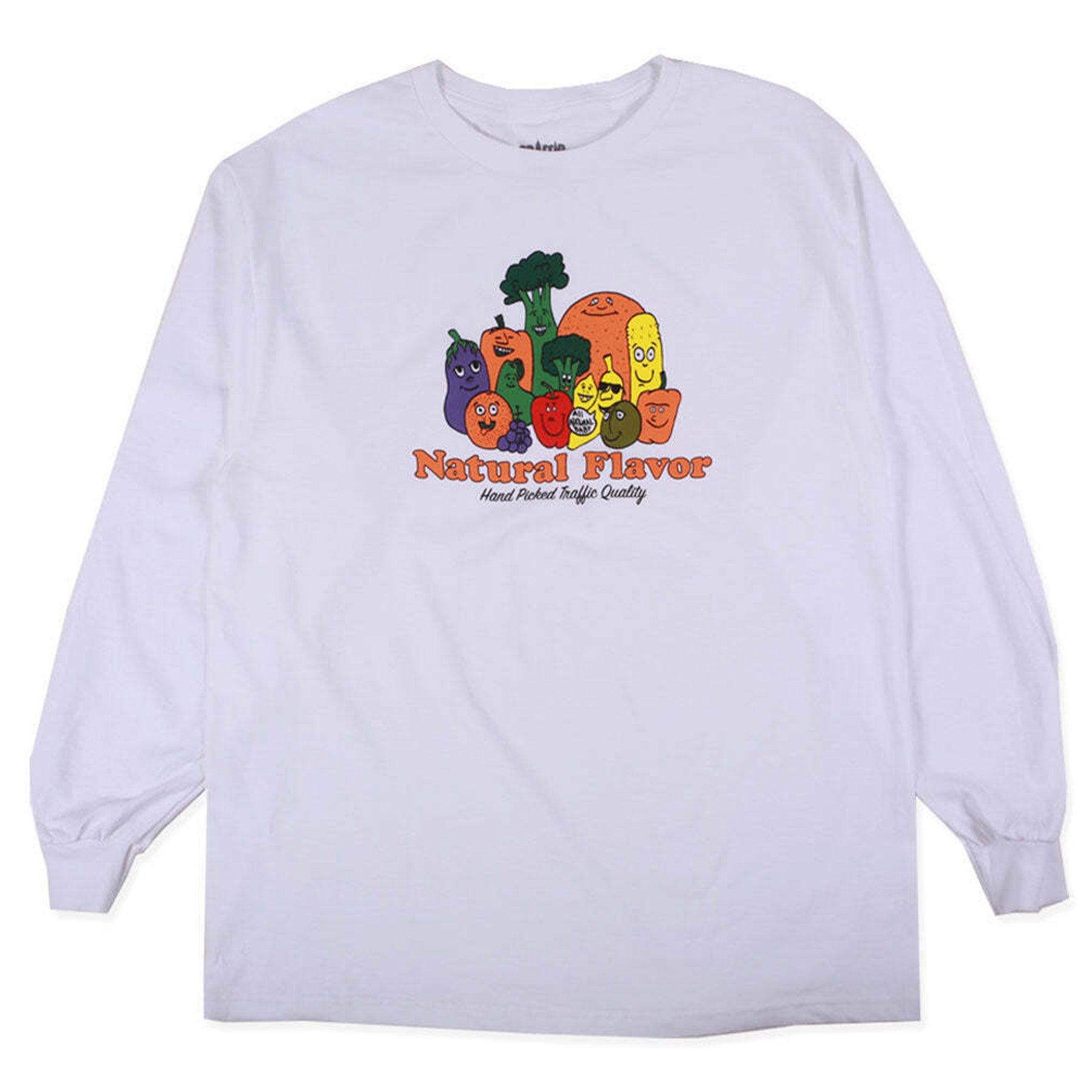 Traffic All Natural LS Tee White
