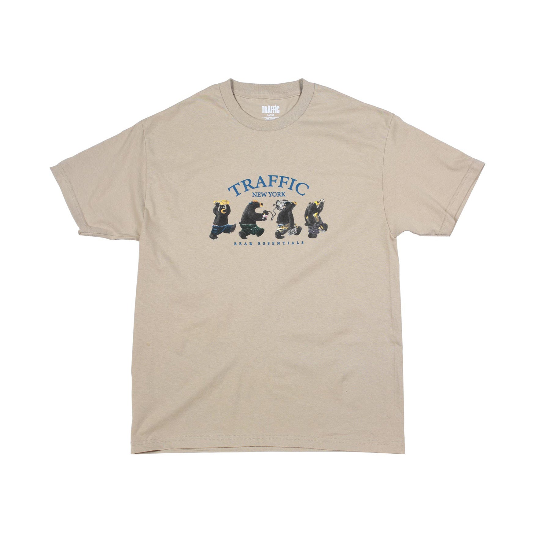 Traffic Bear Essentials Tee Cream