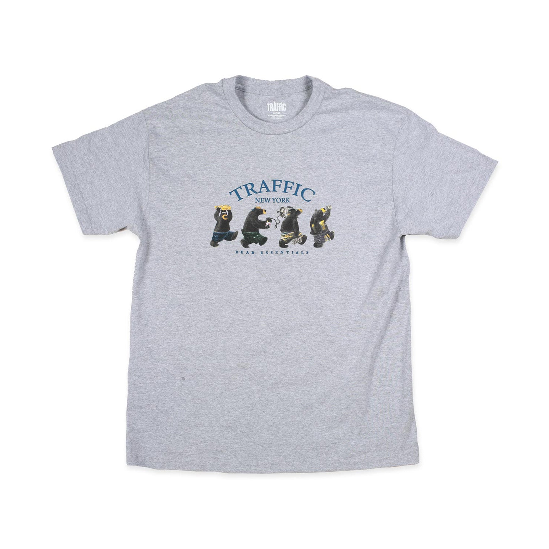 Traffic Bear Essentials Tee Heather Grey