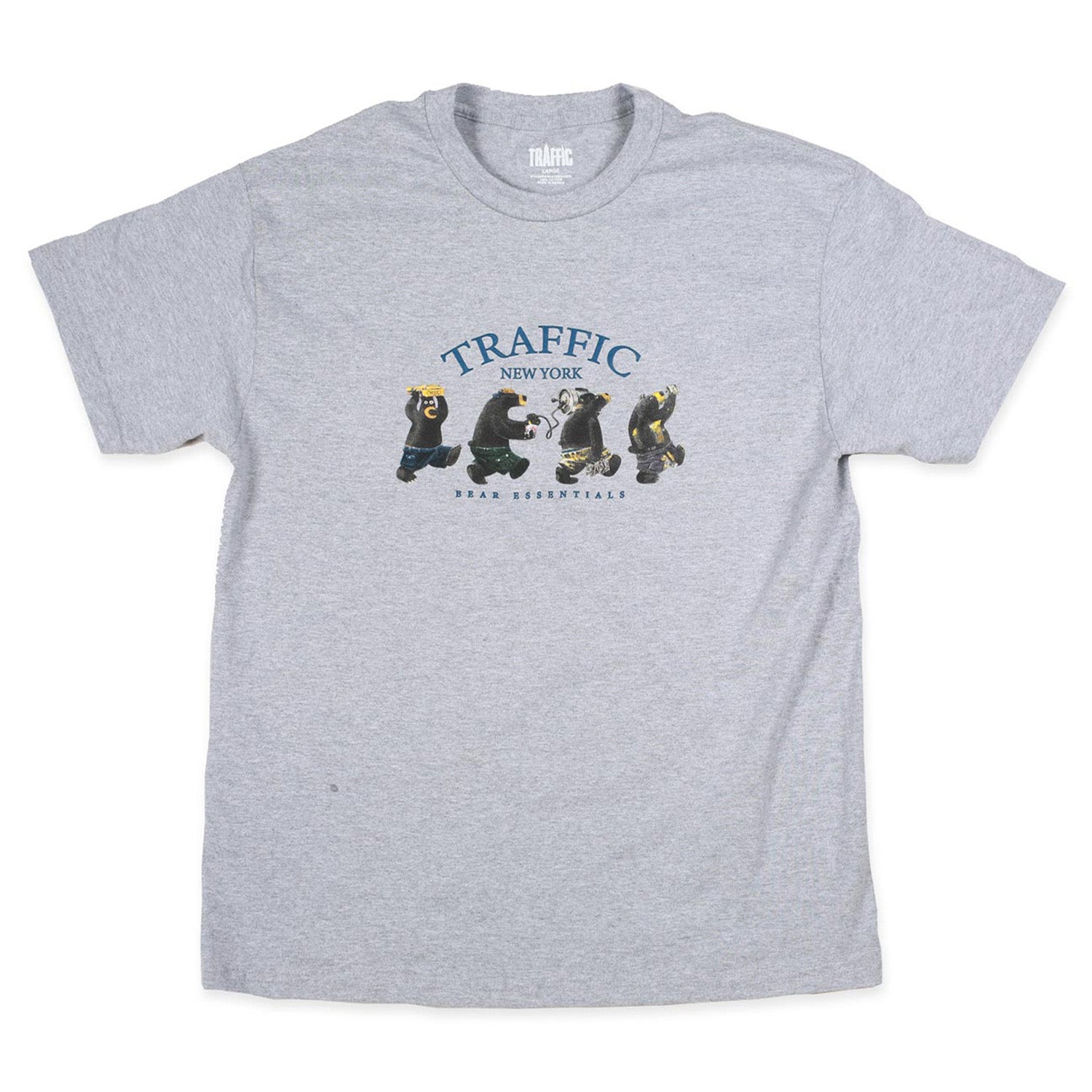 Traffic Bear Essentials Tee Heather Grey