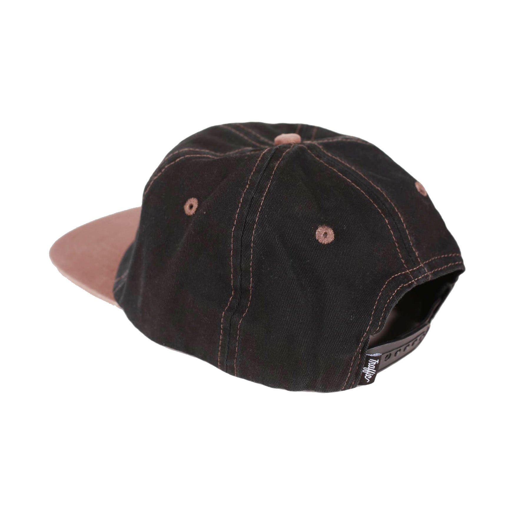Traffic Script Snapback Black/Sepia