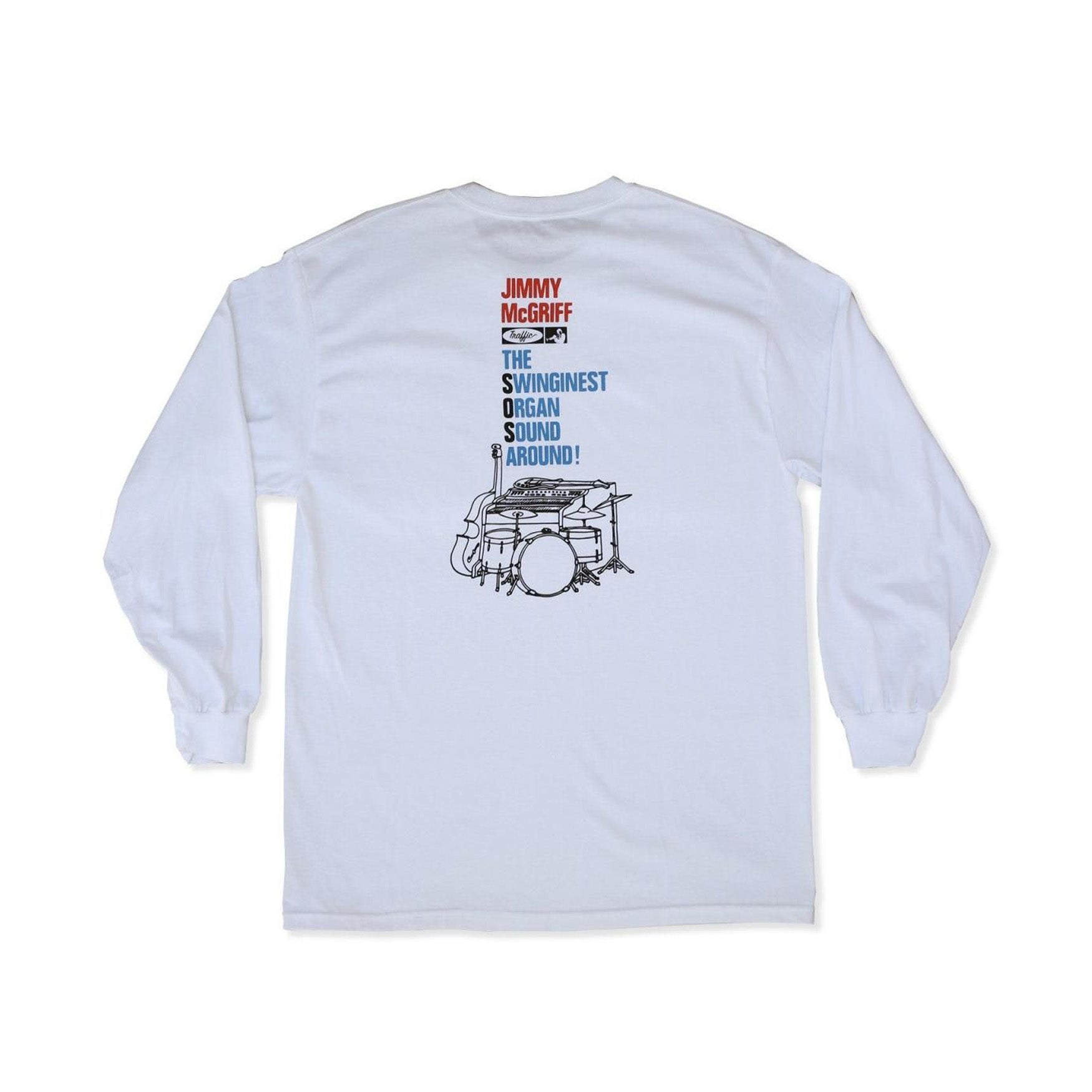 Traffic The Worm Longsleeve Tee White