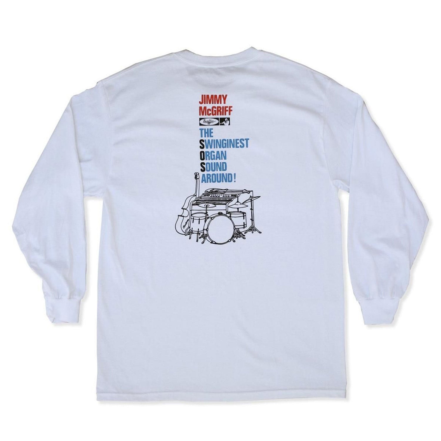 Traffic The Worm Longsleeve Tee White