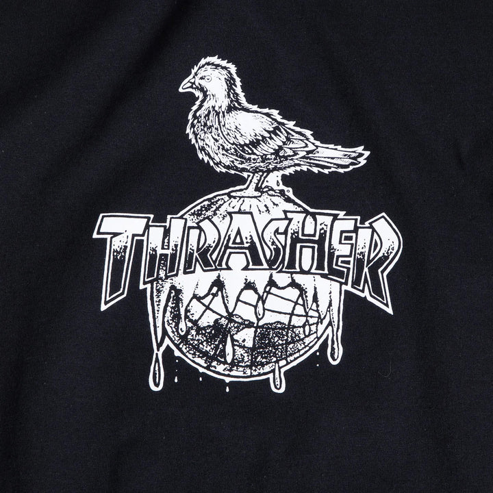 Thrasher x Antihero Cover The Earth Tee Black