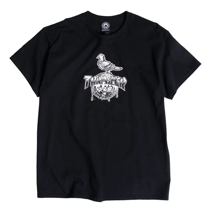 Thrasher x Antihero Cover The Earth Tee Black