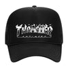 Thrasher x Antihero Pigeon Mag Trucker Hat Black