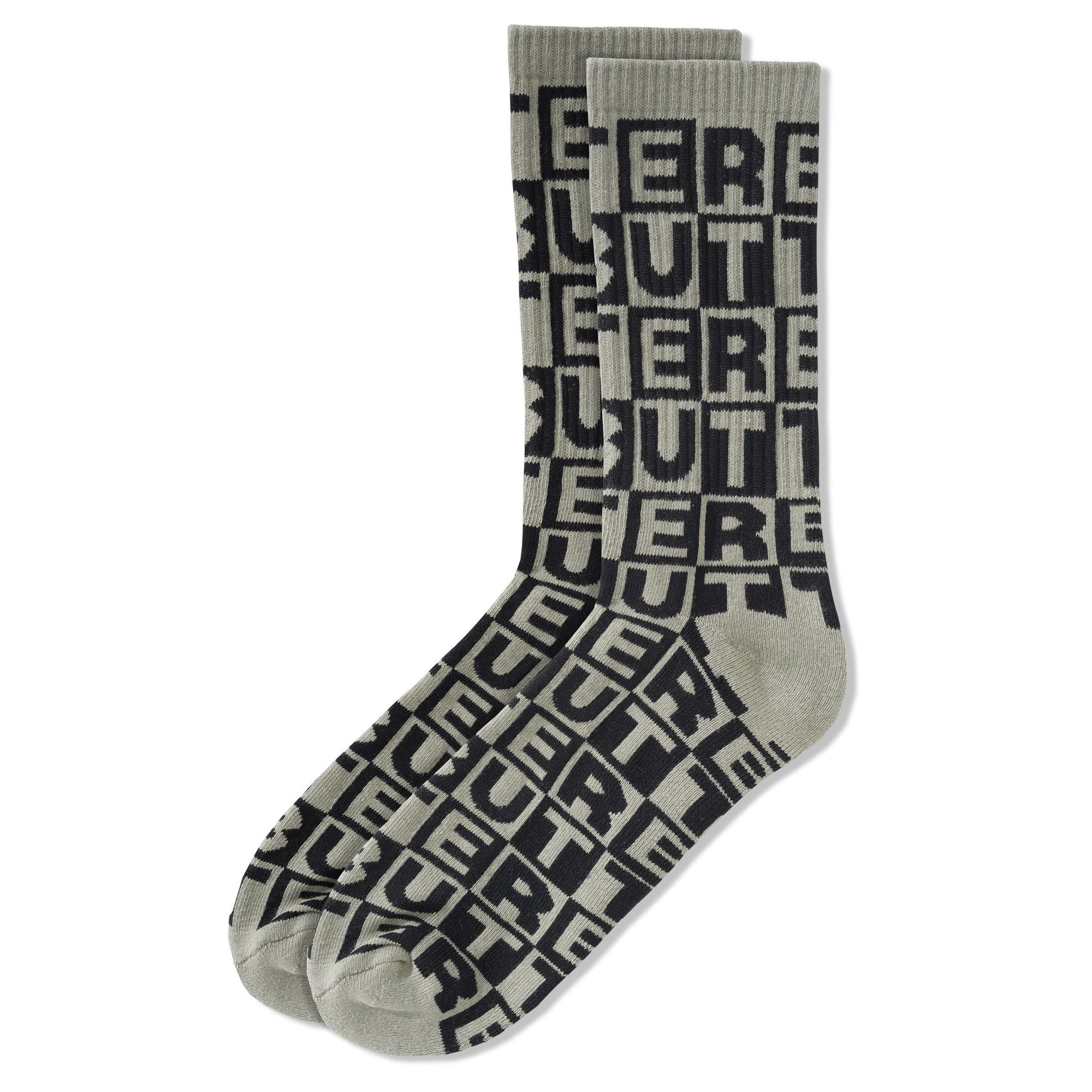 Butter Goods Tile Socks Black