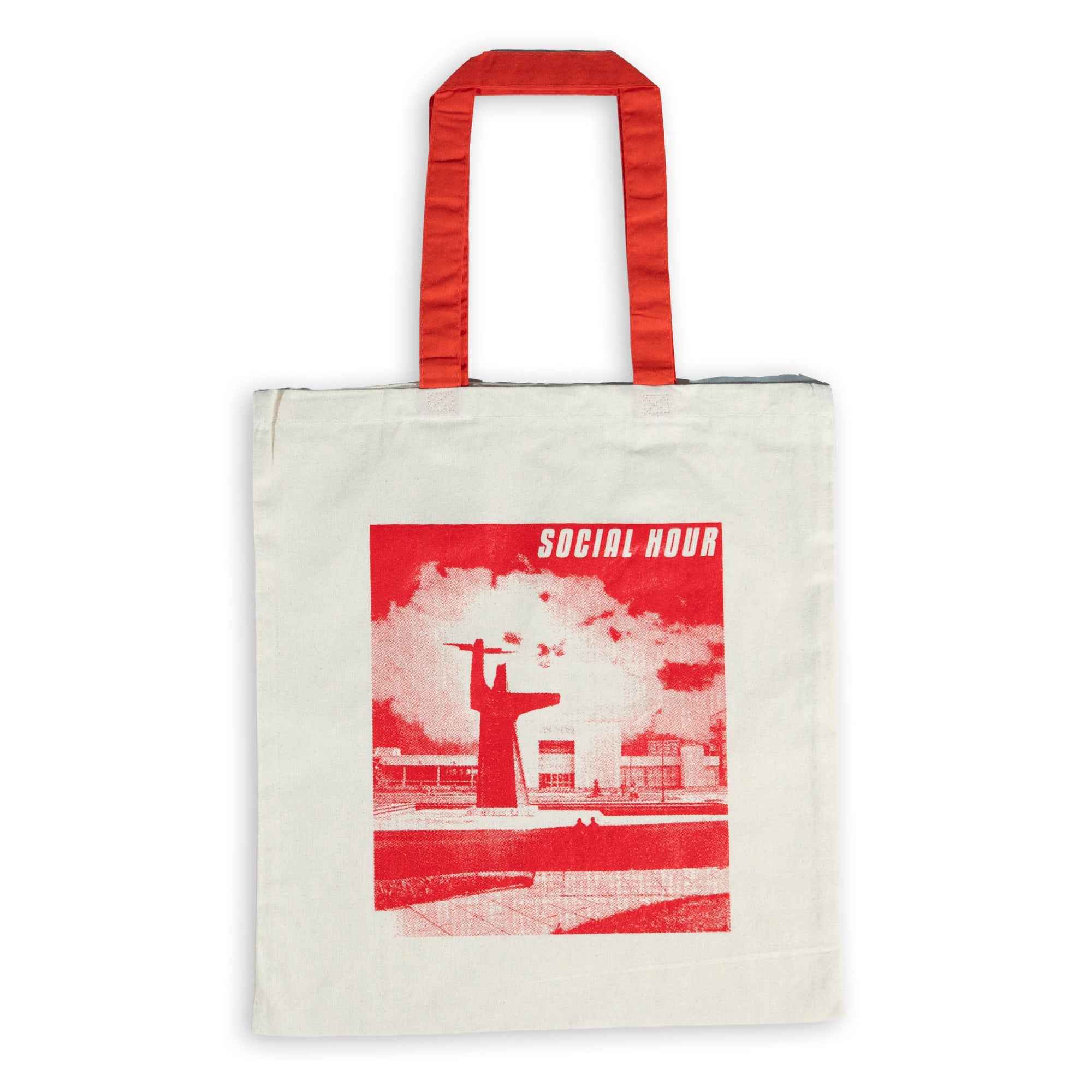 Social Hour SH Tote Natural/Red