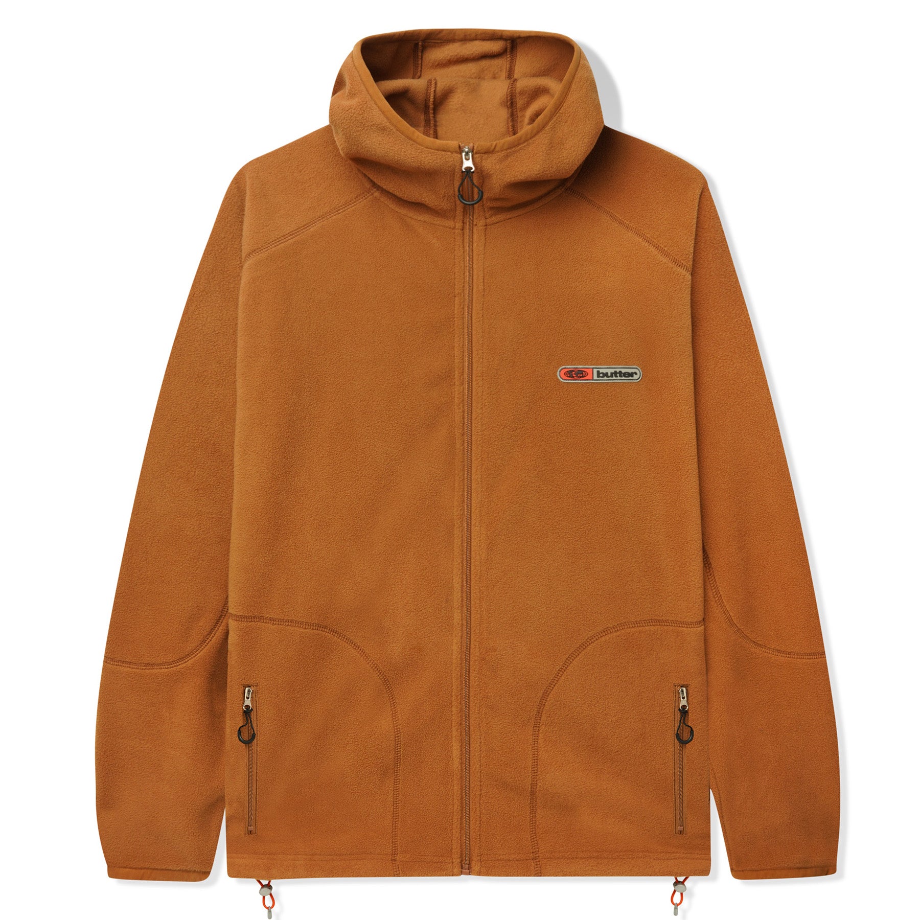 Butter Goods Trail Polar Fleece Jacket Brown - Orchard Skateshop
