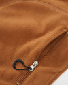 Butter Goods Trail Polar Fleece Jacket Brown