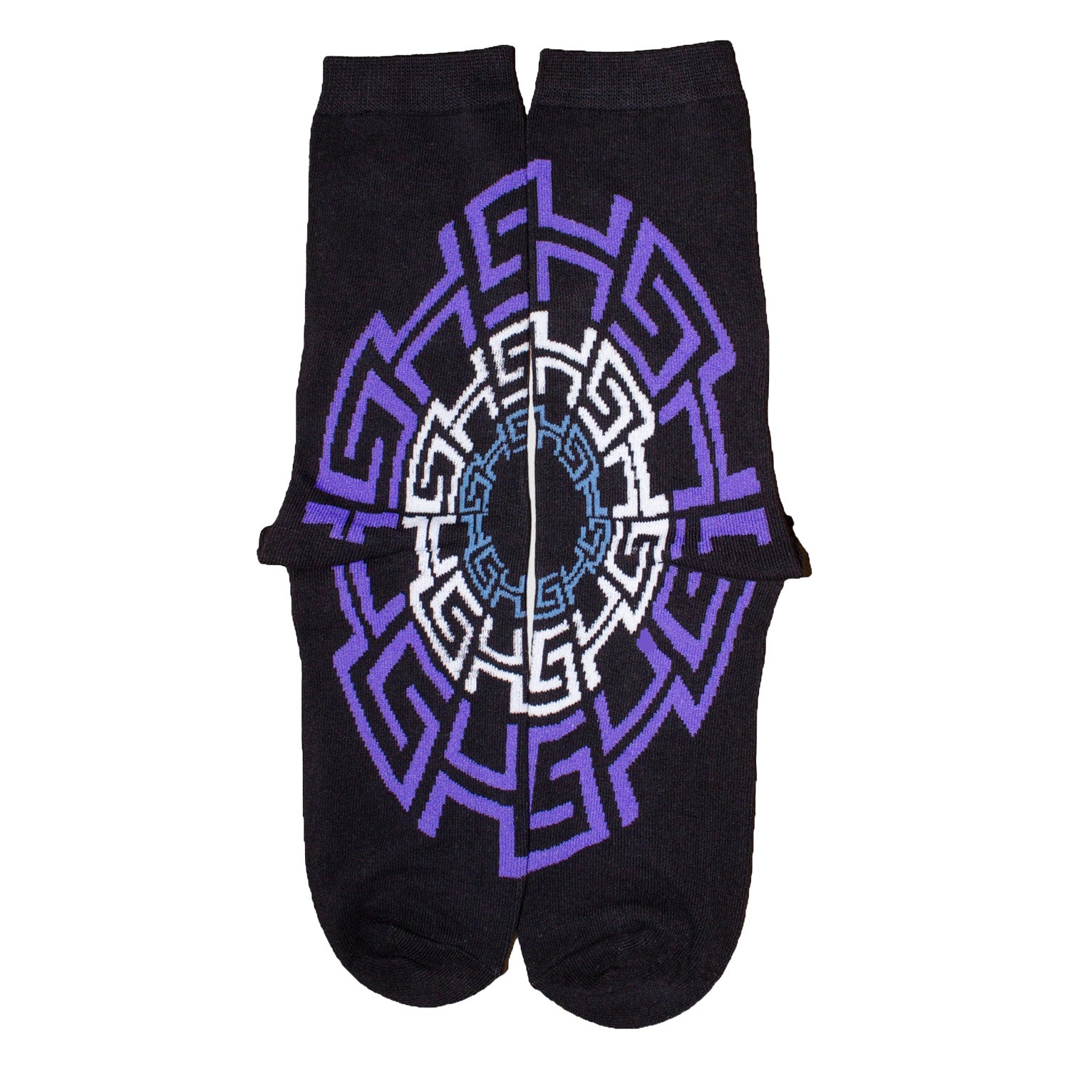 SexHippies Infinity Wave Socks Black/Purple