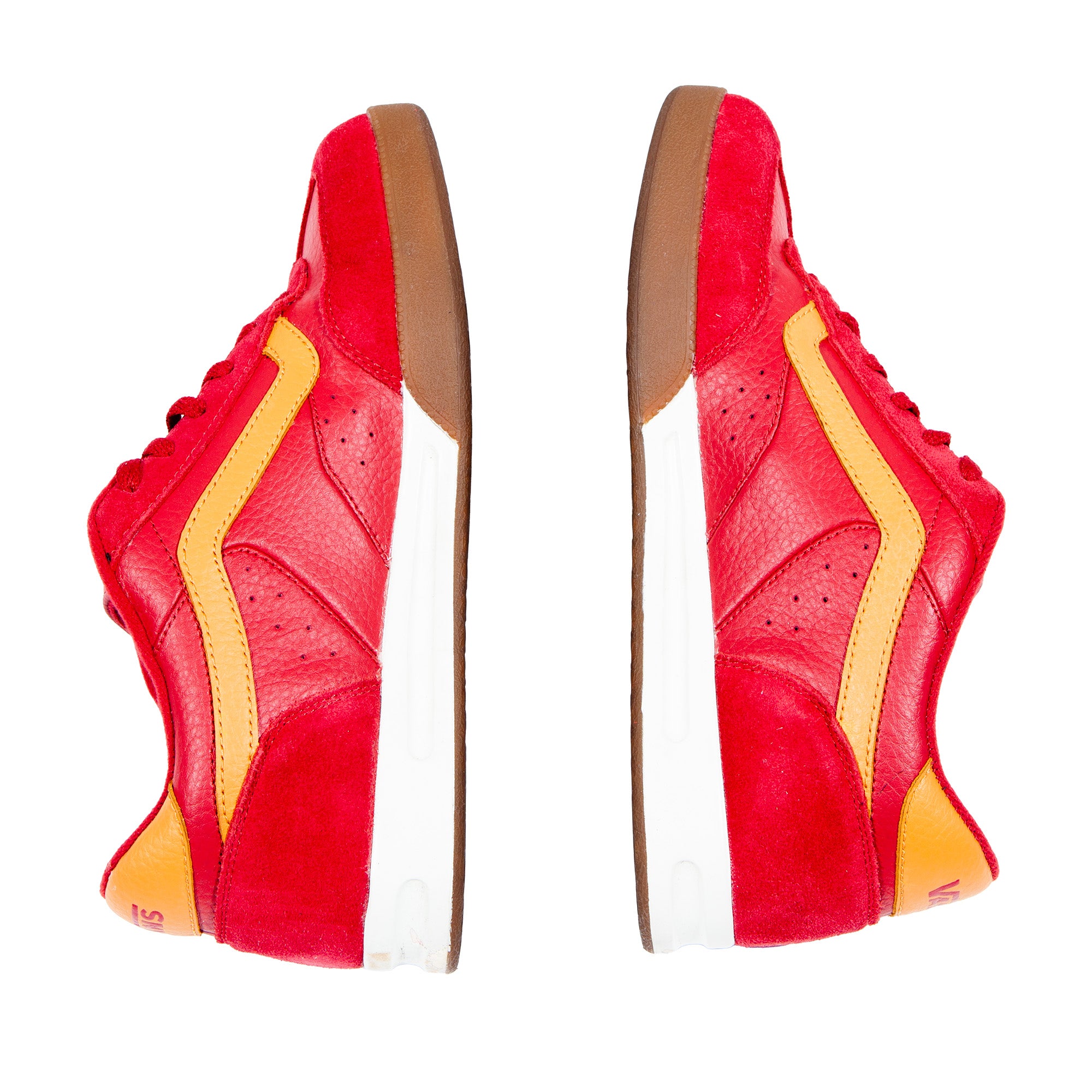 Overripe Vans Greco 2 Crimson/Sun Orange/Gum Size 10 2003