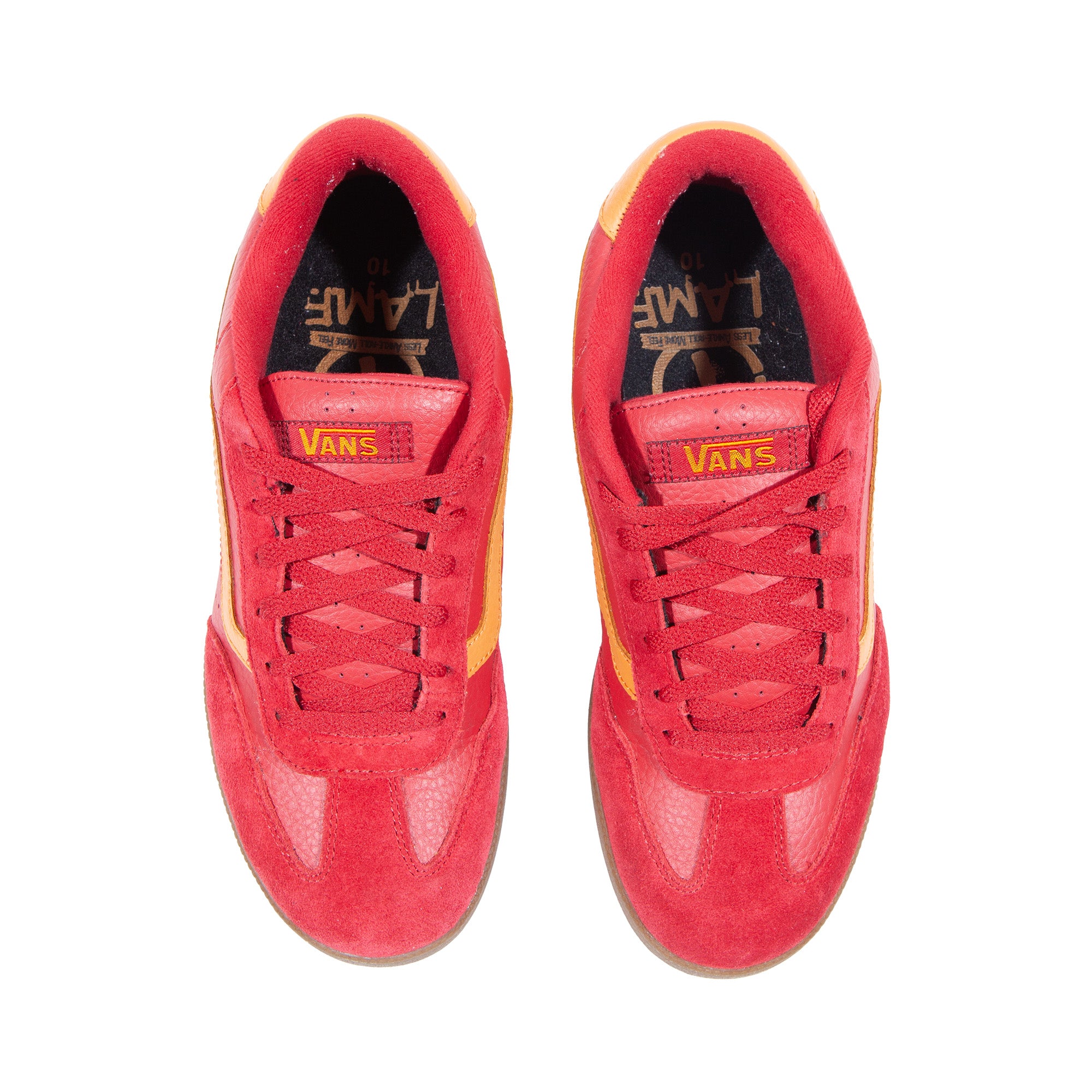 Overripe Vans Greco 2 Crimson/Sun Orange/Gum Size 10 2003