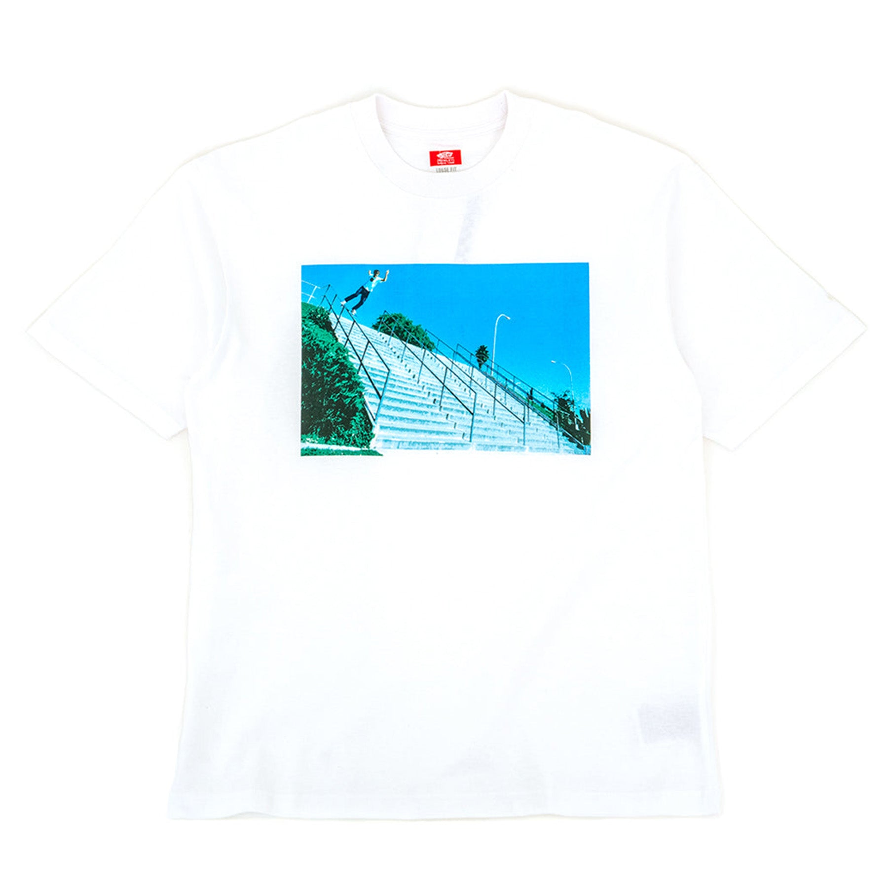 Vans Skate Rowley Lipslide Handrail 25th Tee