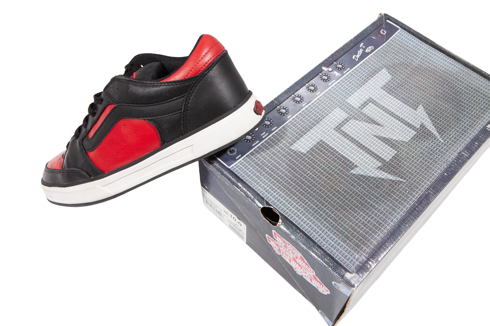 Overripe Vans TNT 1 Black/Red/White Size 10 2003